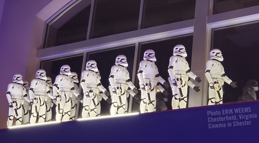 Stormtroopers marching at cinema in Chesterfield Virginia