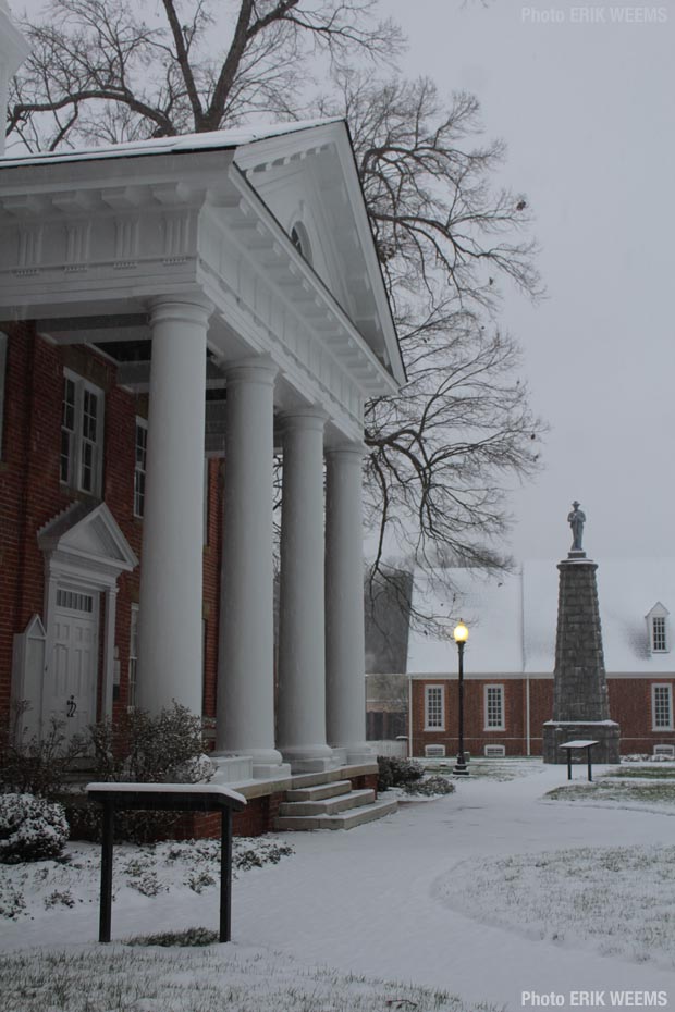 Snowed Historical Courthouse