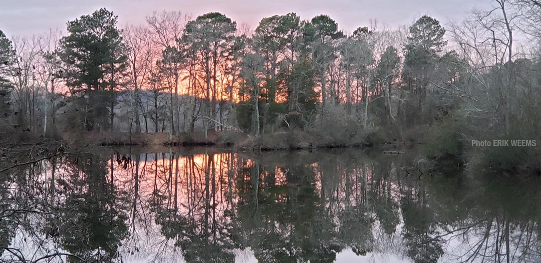 Sunset at Dutch Gap