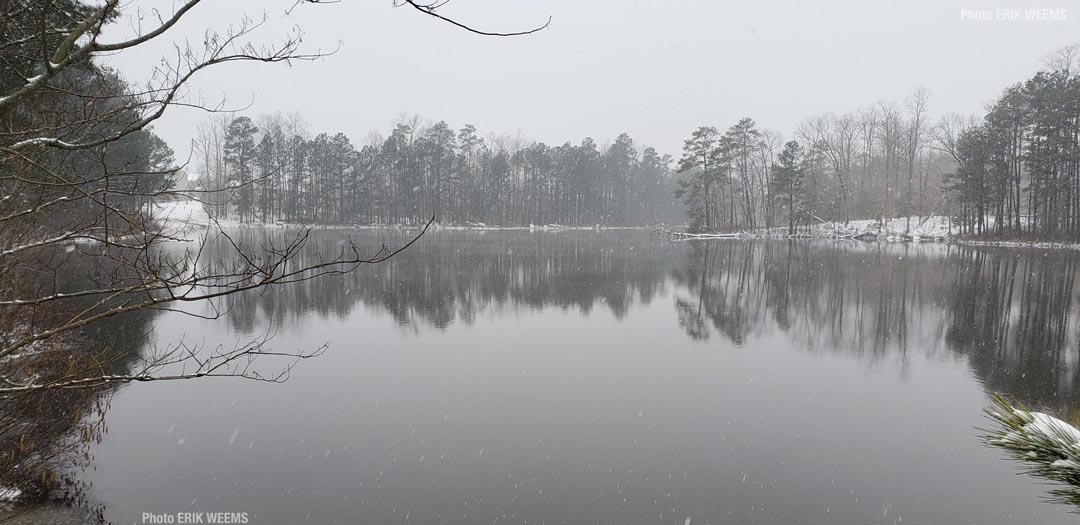 Cosby Lake Snowfall Chesterfield