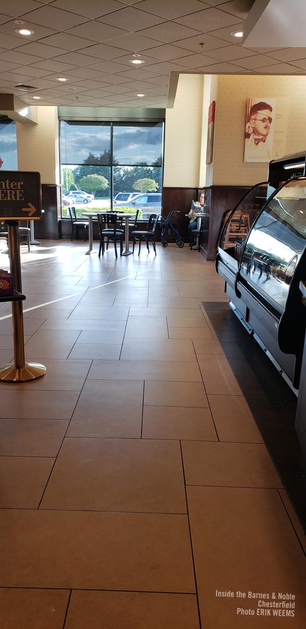 Inside the Barnes and Noble Chesterfield