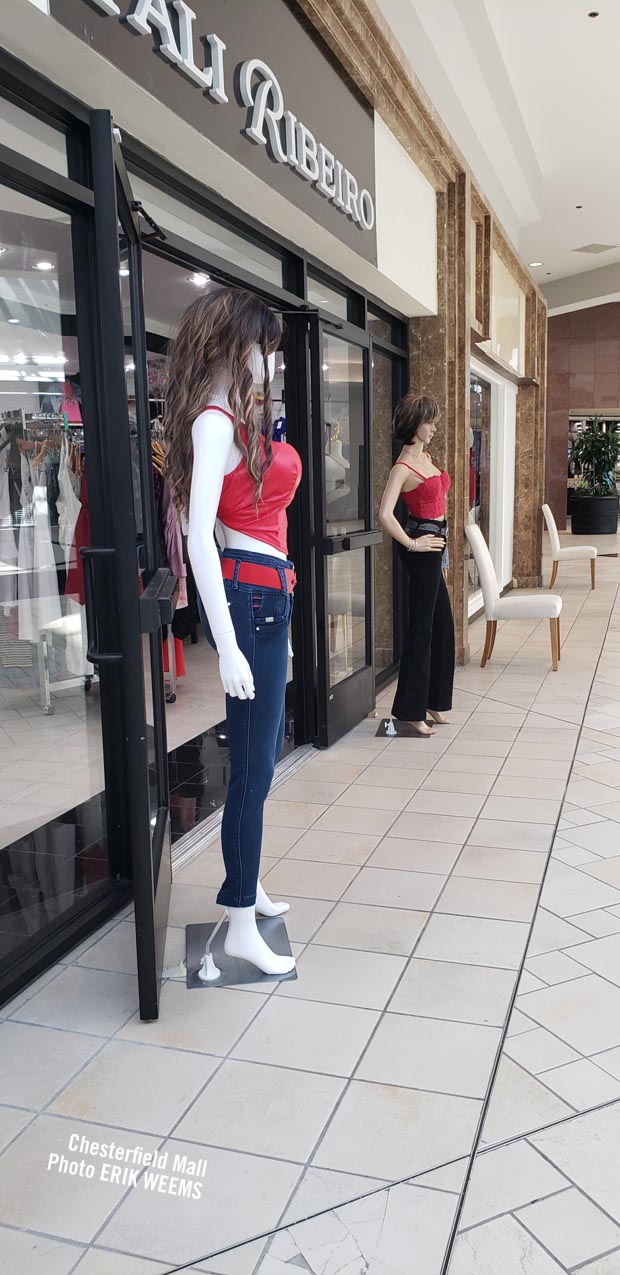 Inside the Chesterfield Mall