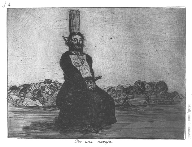 Goya Disasters of War #34 Garroting