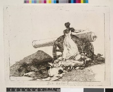 Forgery image Etching Goya