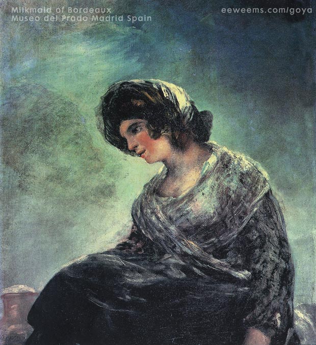 Milkmaid of Bordeaux by Goya