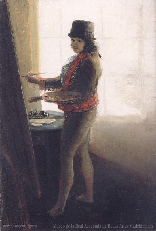 Goya Self Portrait 