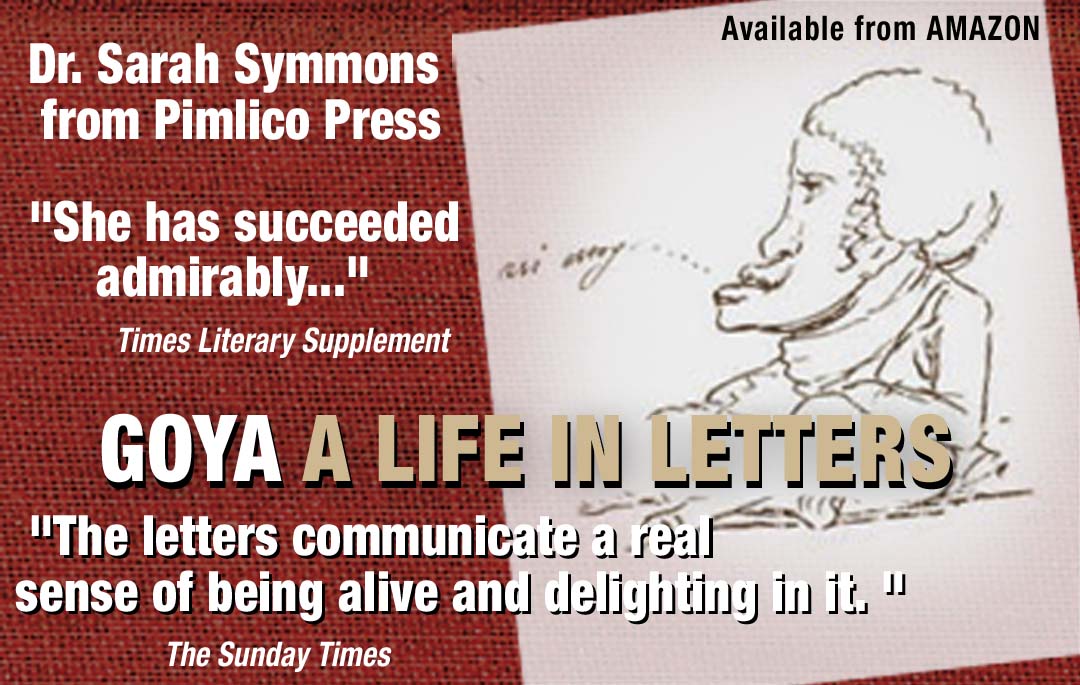 Dr Sarah Symmons art book author and editor of Goya A Life in Letters