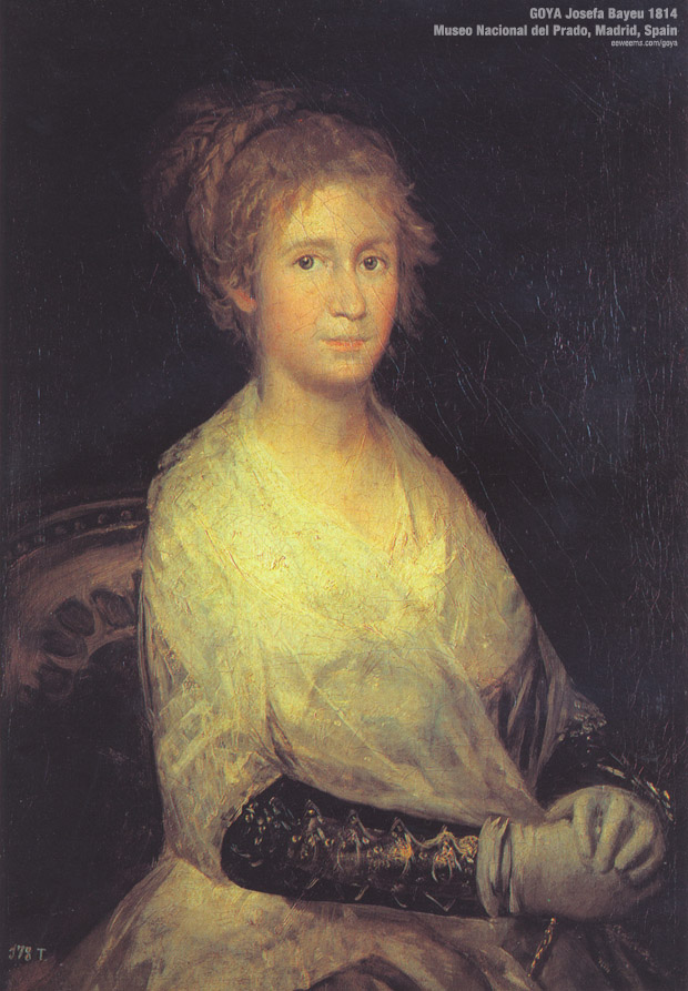 Josefa Bayeu Goya Portrait 1814