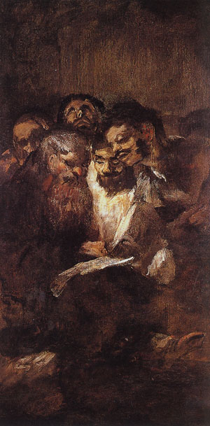 Goya Men Reading