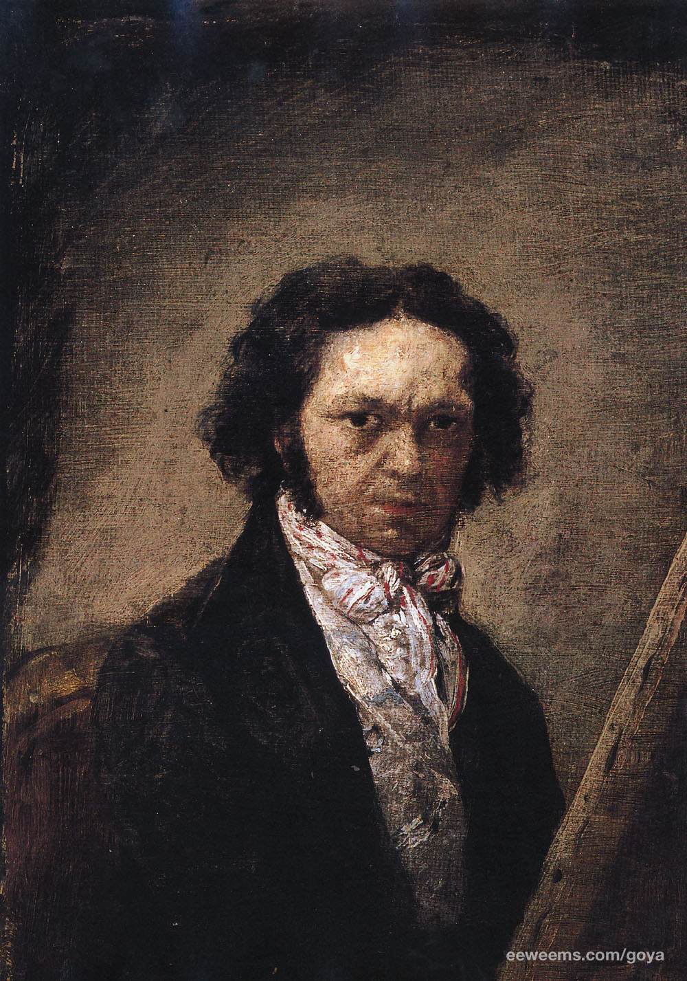Goya Self Portrait on Linen