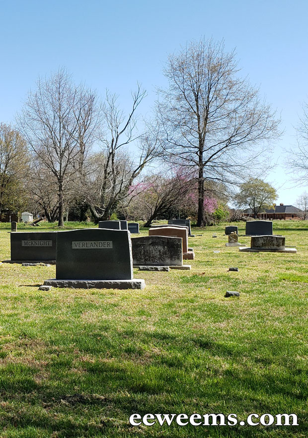 Gravestone Marker in Weems Virginia cemetery 10
