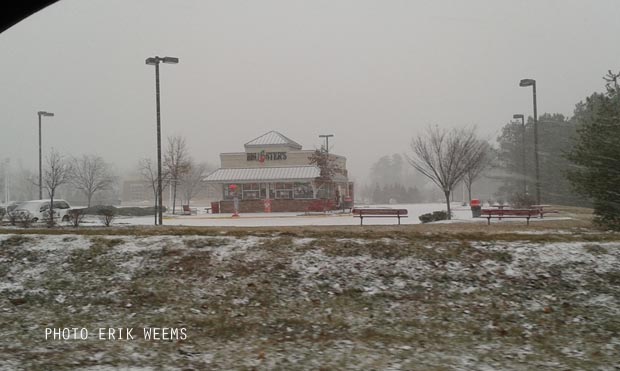 Snow at Brusters Virginia Chesterfield