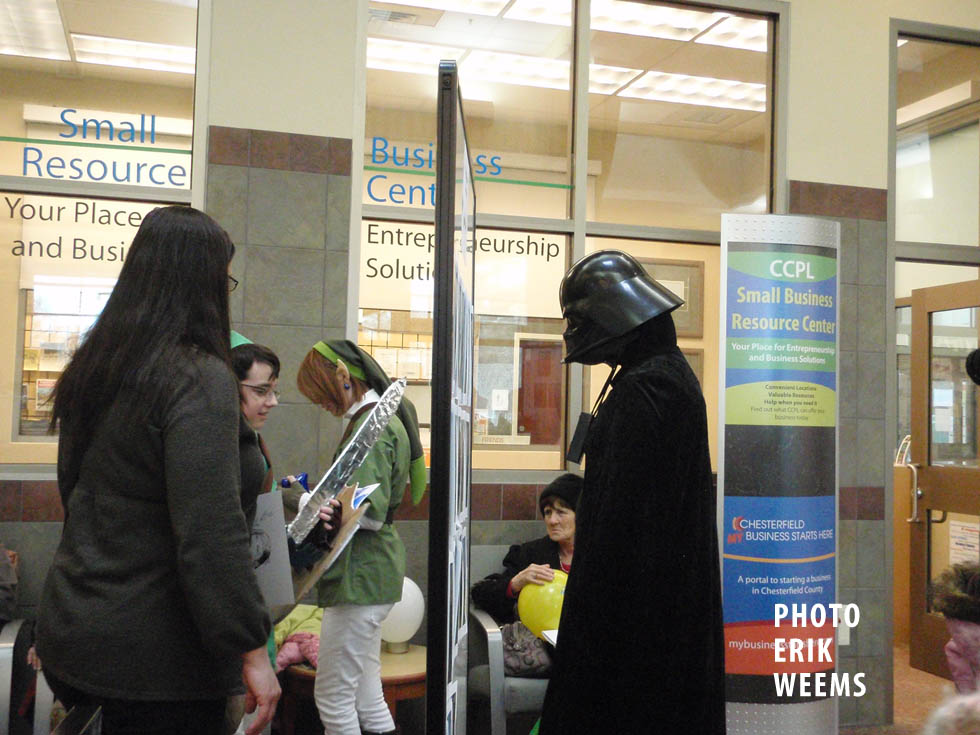 Darth Vader at the Chesterfield Comicon Virginia