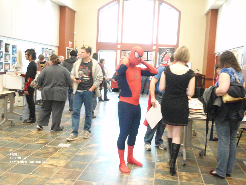 Spiderman at Comicon 2013 Chesterfield Virginia