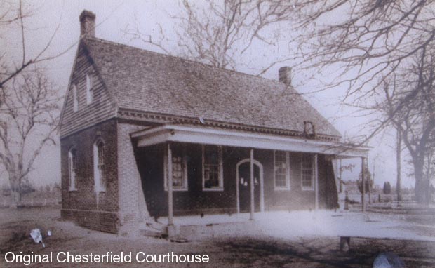 The Original Chesterfield County Courthouse demolished 1916