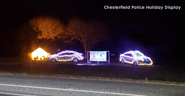 Chesterfield Police Holiday Display