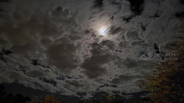 Night Sky over Chesterfield Virginia