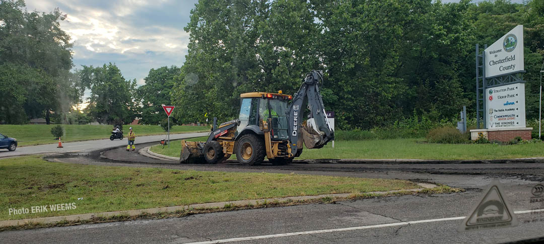 Welcome to Chesterfield - road paving