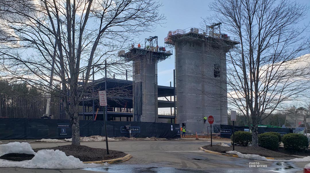 New Constructions off Iron Bridge Road at Commons Square in Chesterfield Virginia