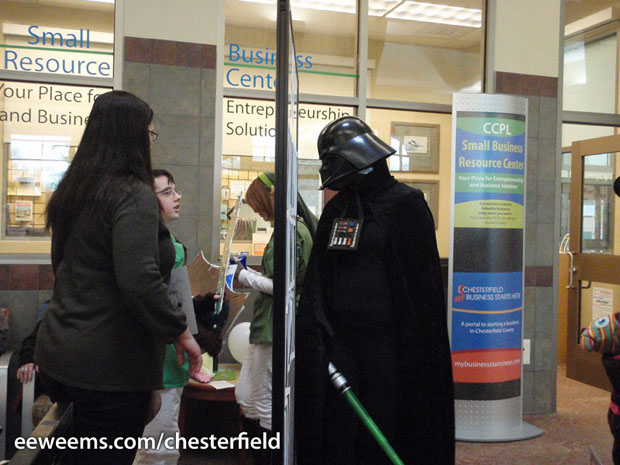 Darth Vader in Chesterfield