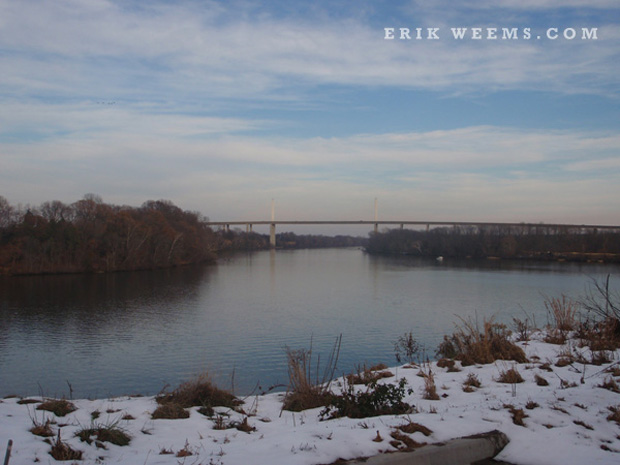 Varina-Enon Suspension Bridge James River