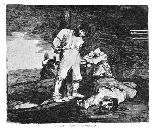 Disasters of War Goya Etching