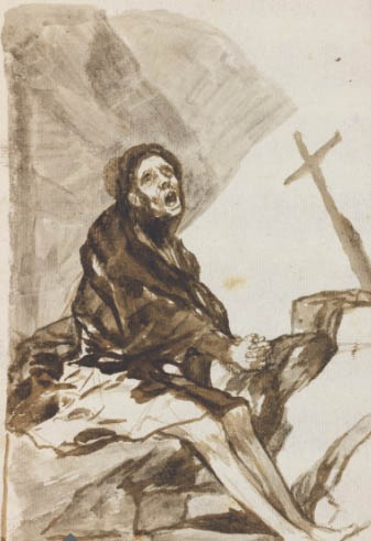 Goya Drawing Repentance
