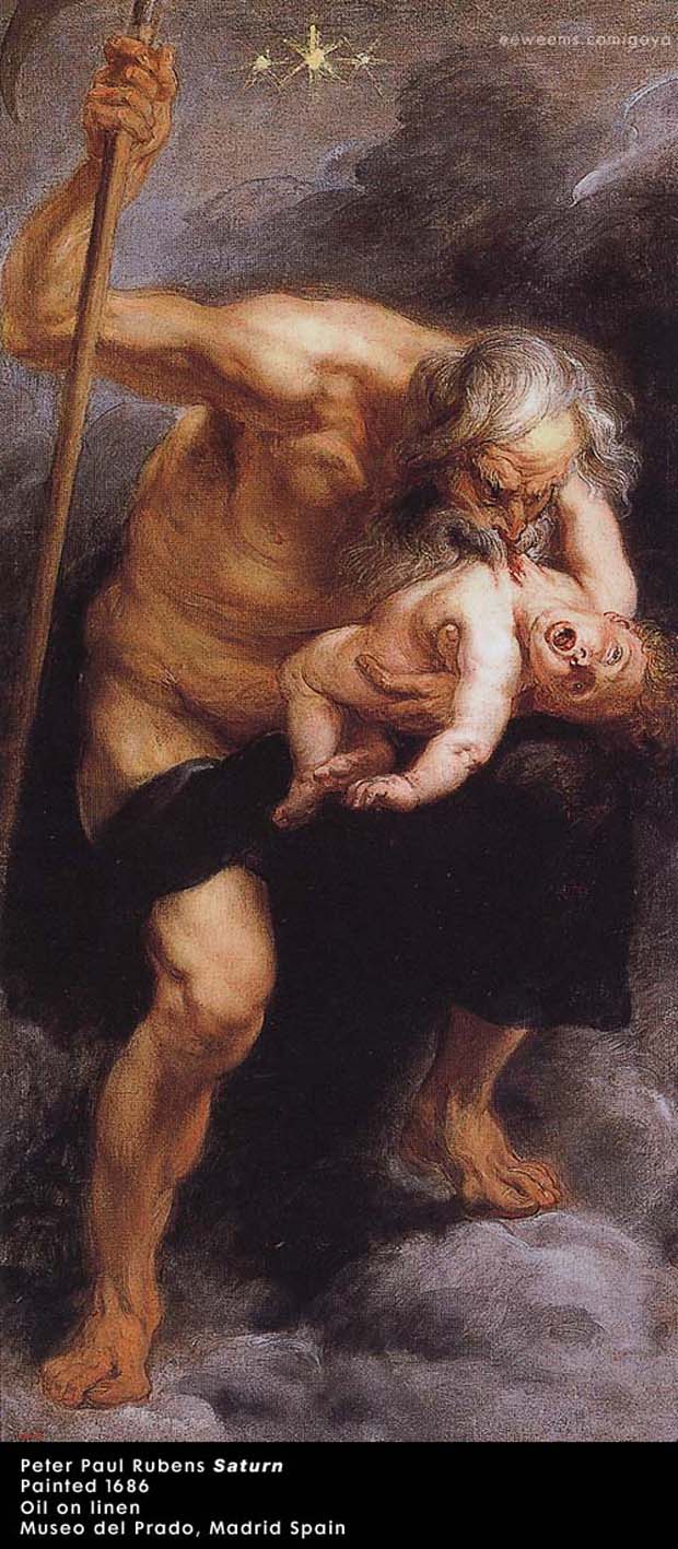 Rubens Saturn Devouring His Son