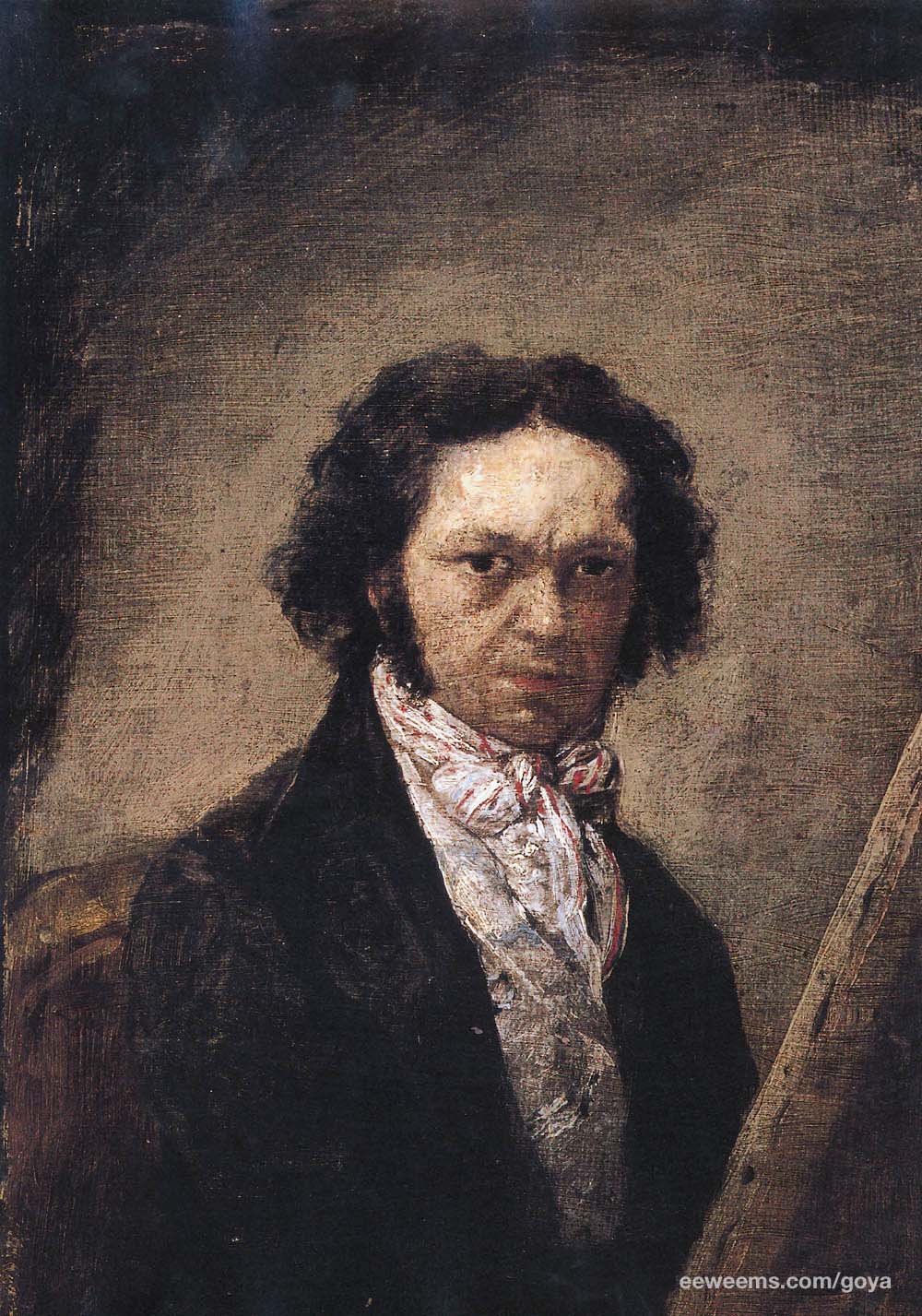 Goya Self Portrait on Linen