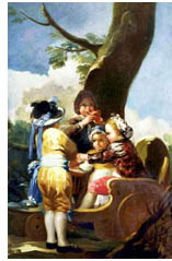 Goya Children with a Cart