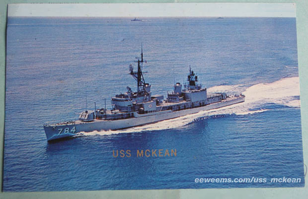 POSTCARD of USS McKean