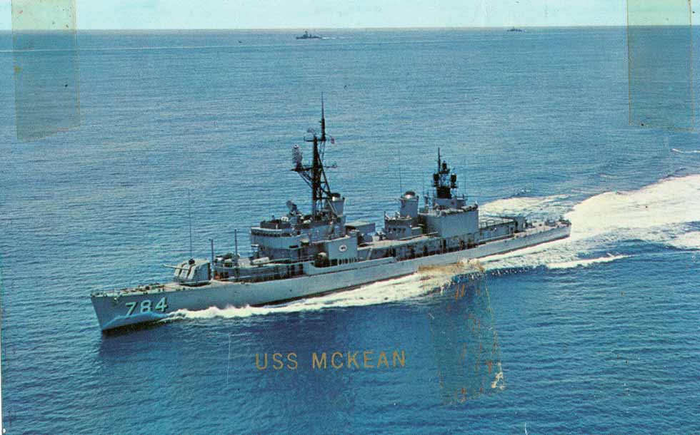 USS McKean Postcard